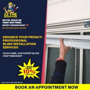 Handyman Services: Blind Installation in Dallas