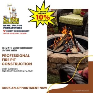 Handyman Services: Firepit Construction