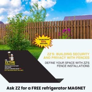 Handyman services in Jacksonville - Professional fence installation