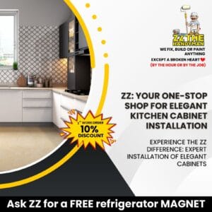 Handyman Services in Atlanta for Kitchen Cabinet Installation